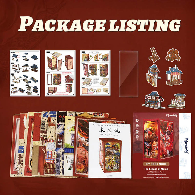 Book Nook - La Légende De Mulan