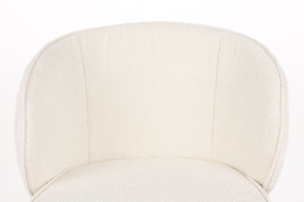 Joa - Dining Room Chair - Polyester - White