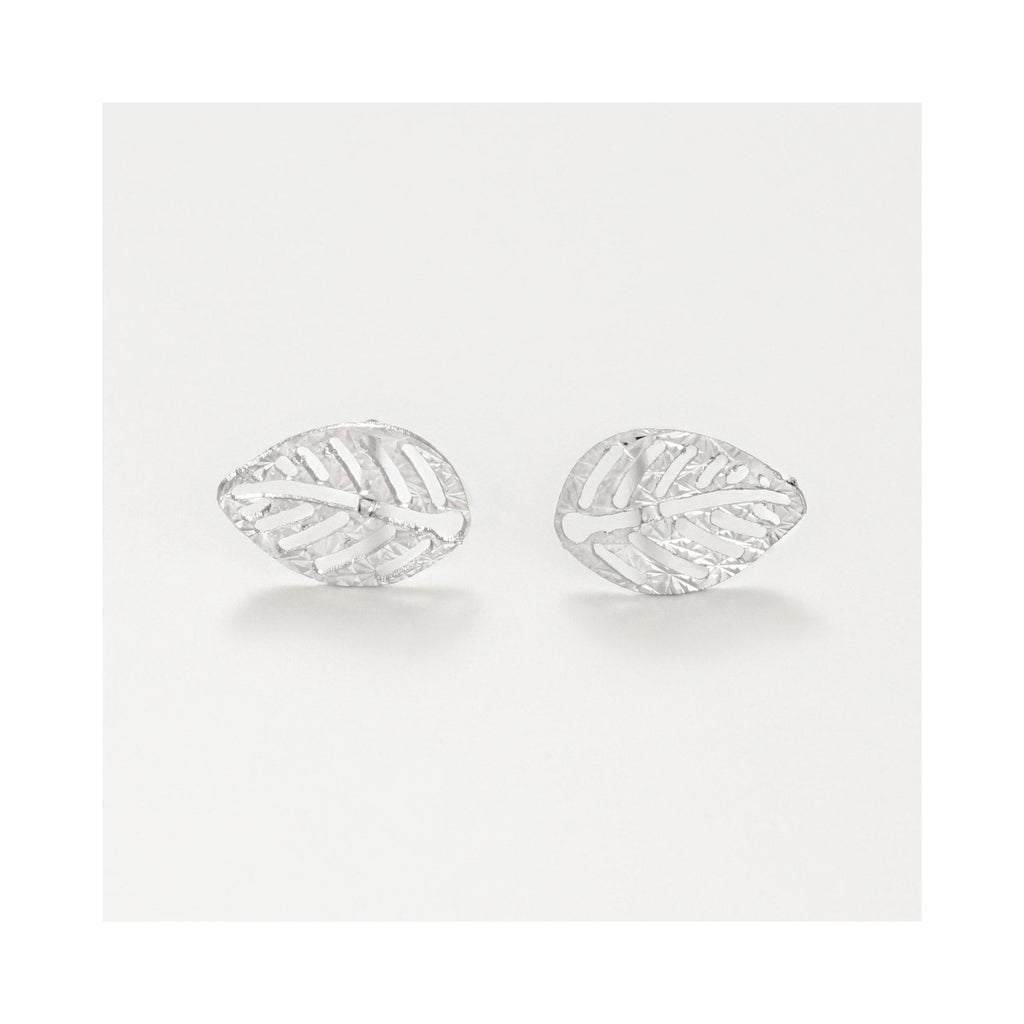 “Sous Le Vent” Earrings 375/1000 White Gold