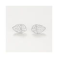 Boucles D'Oreilles "Sous Le Vent "Or Blanc 375/1000