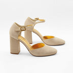 Zapatos de Tacón Elanor Beige - Beige