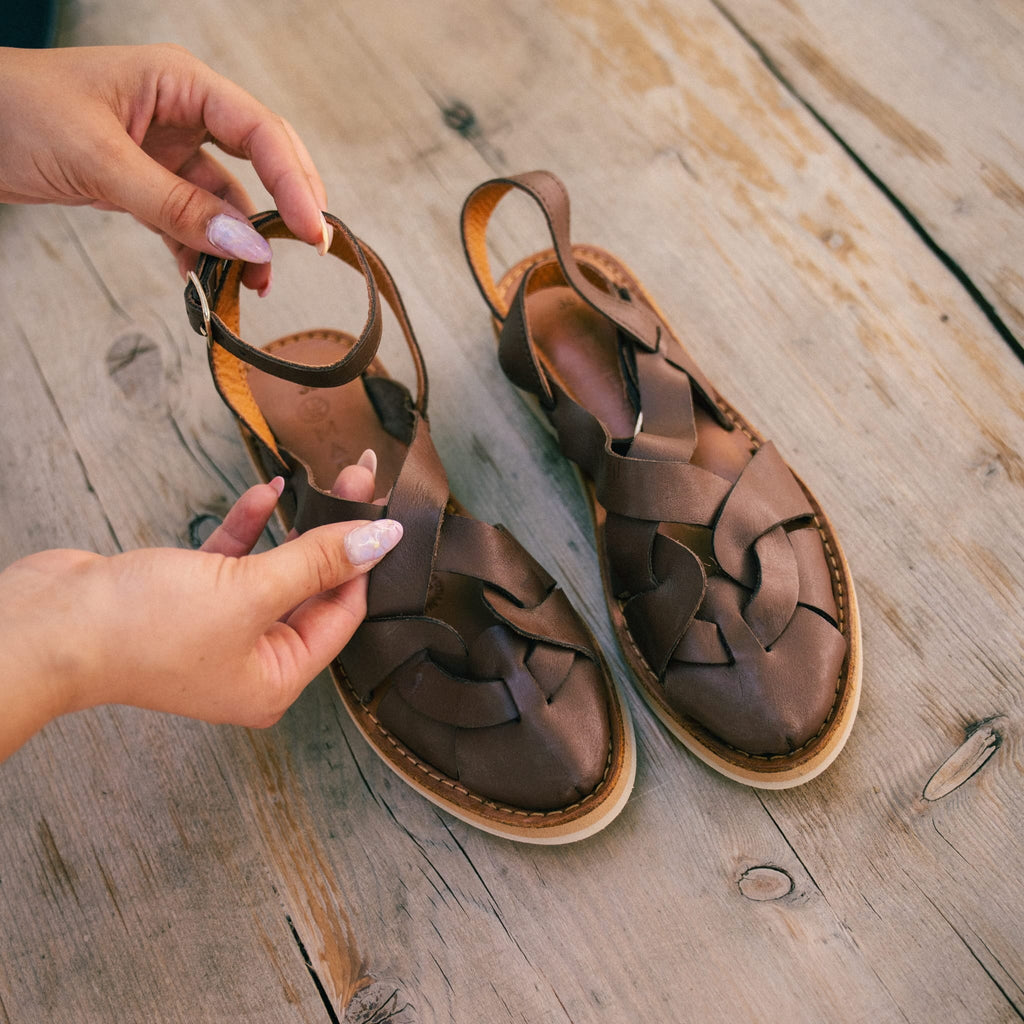 Elba Sandals - Chocolate