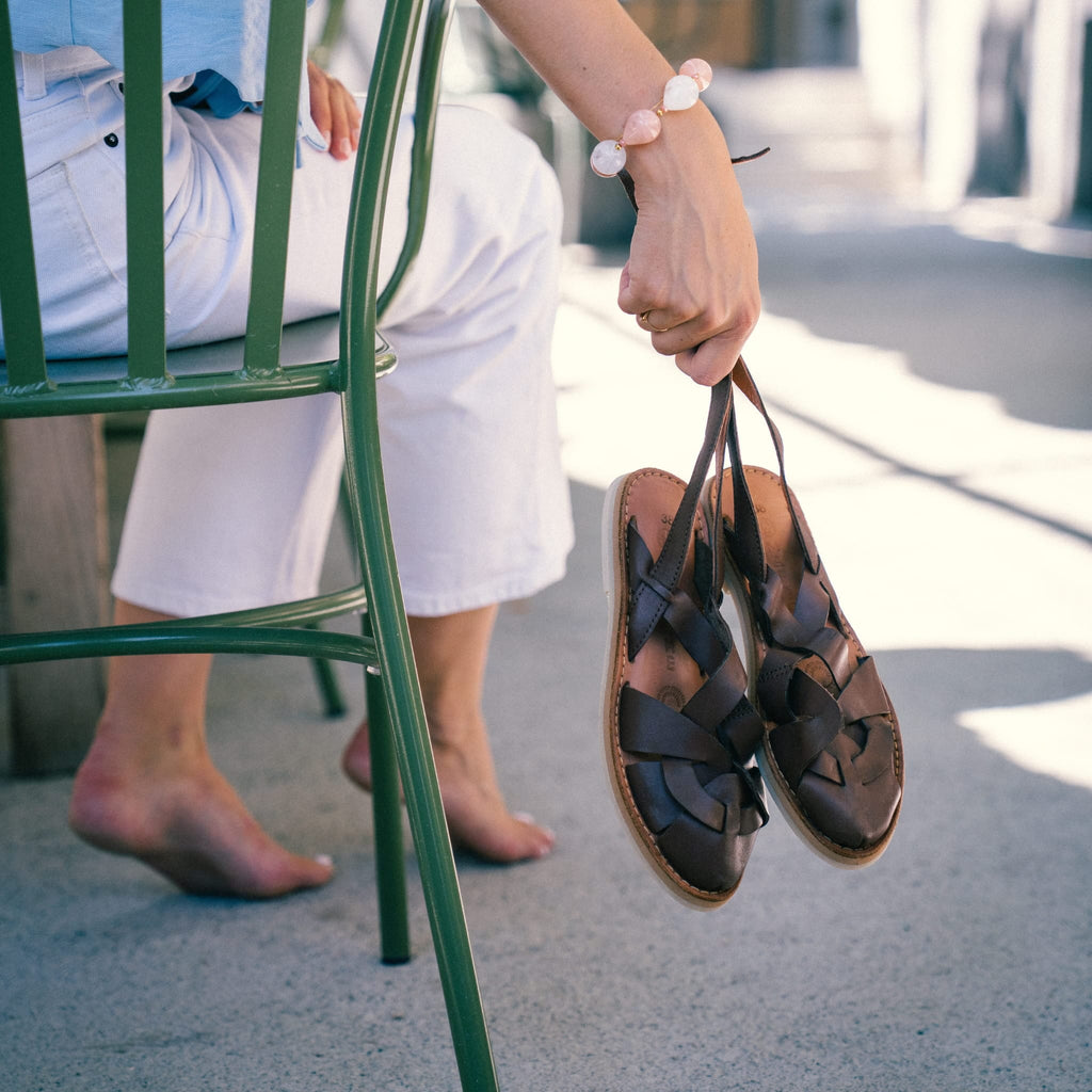 Elba Sandals - Chocolate