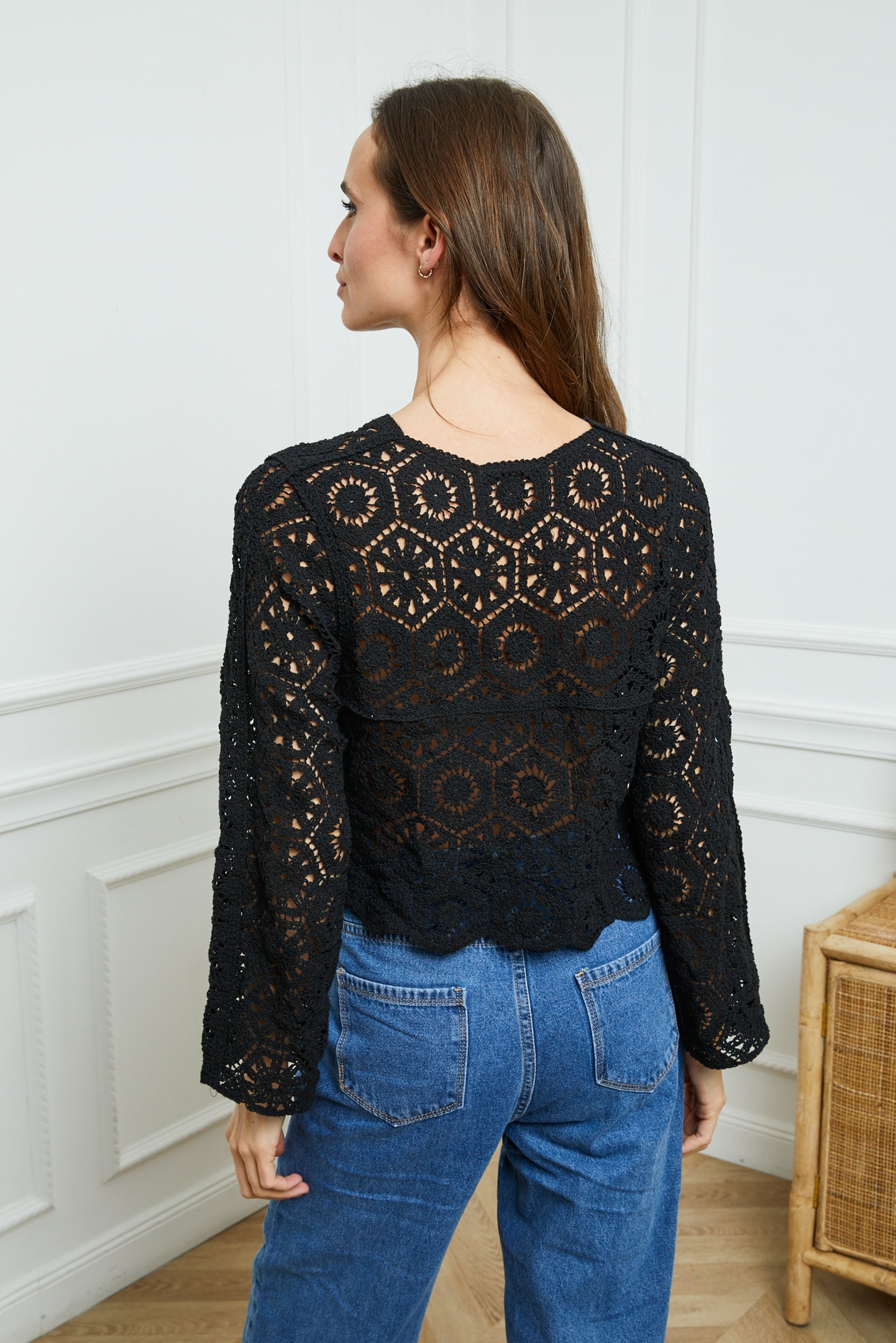 Josefine - Elbi cardigan - Black