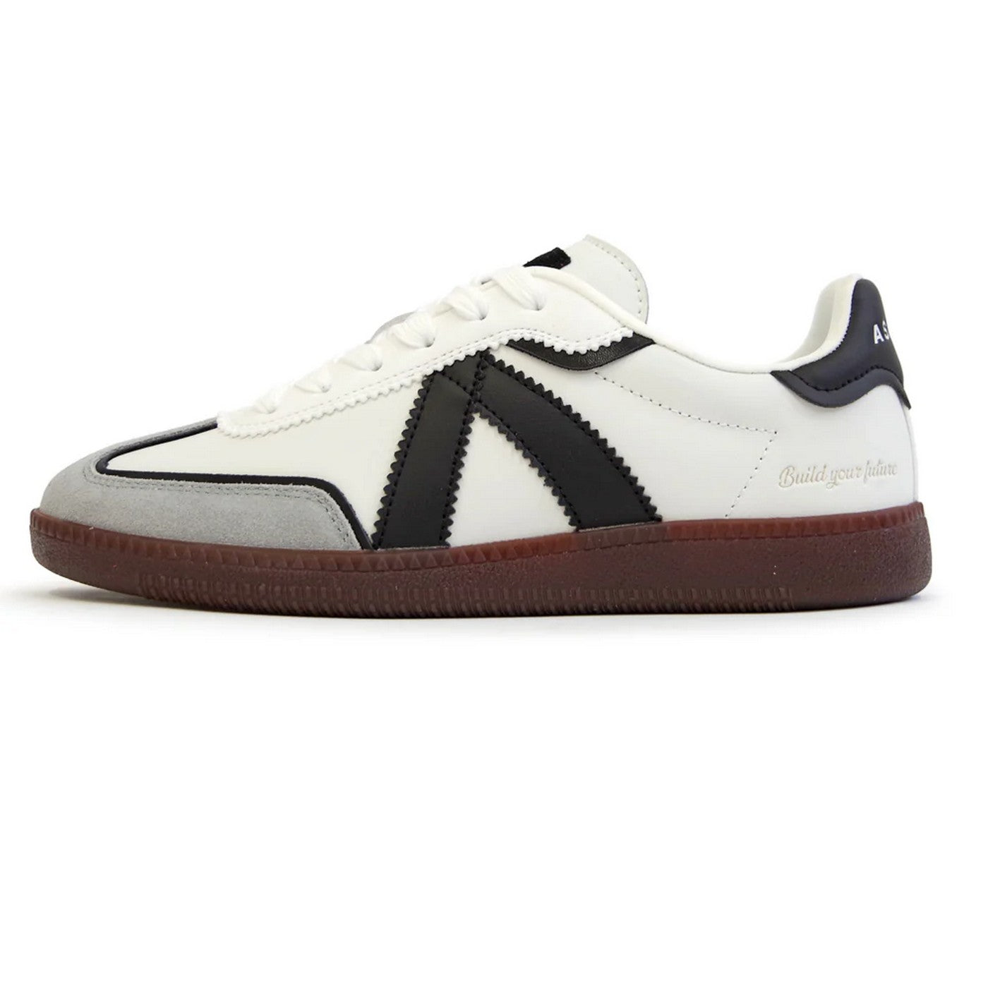 Sneakers Elite Classic - White-Black Dk Gum
