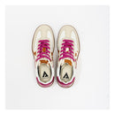 Sneakers Elite Classic Tan-Cow-Pony Hair-Fushia