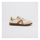 Sneakers Elite Classic Tan-Beige-Pony Hair-Gold
