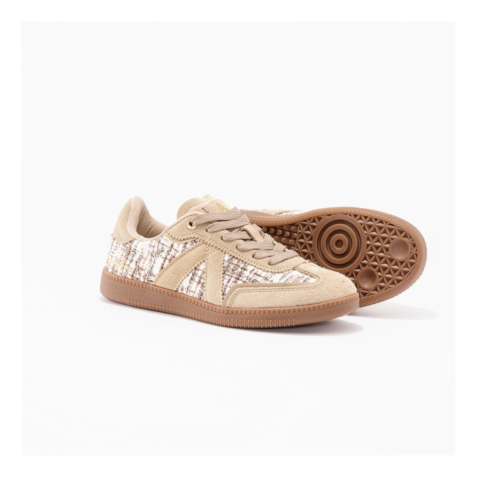 Sneakers Elite Classic Tan-Beige-Tweed