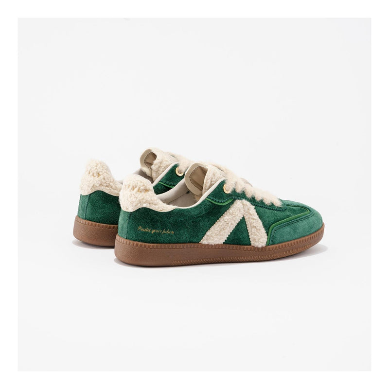Sneakers Elite Classic Green-Cream-Sherpa