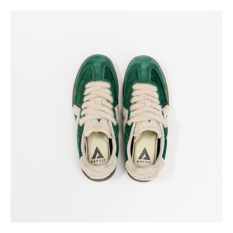 Sneakers Elite Classic Green-Cream-Sherpa