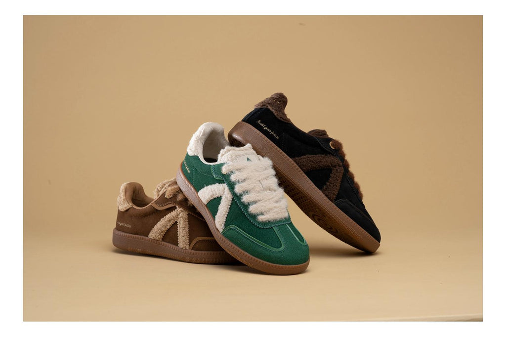 Sneakers Elite Classic Green-Cream-Sherpa