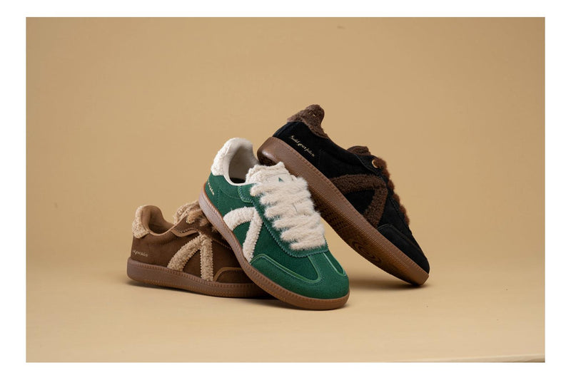 Sneakers Elite Classic Green-Cream-Sherpa