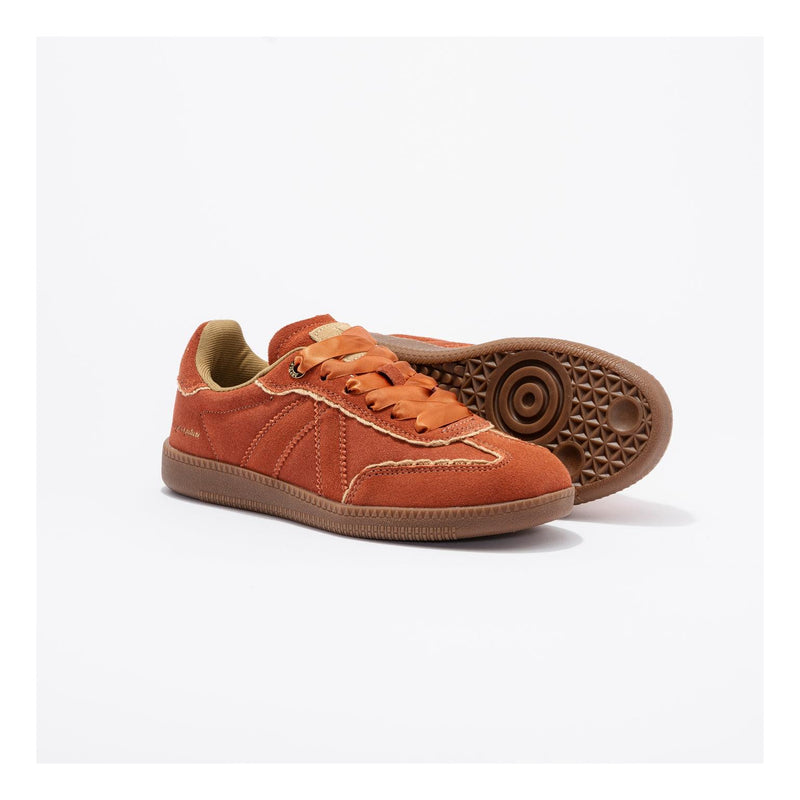 Sneakers Elite Classic Cognac-Cream-Dentelles