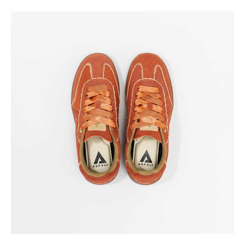 Sneakers Elite Classic Cognac-Cream-Dentelles