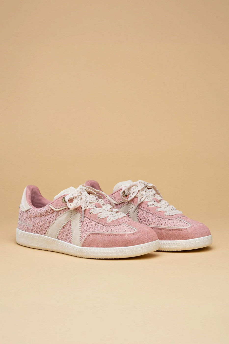 Sneakers Elite Classic - Pink Crochet Vintage