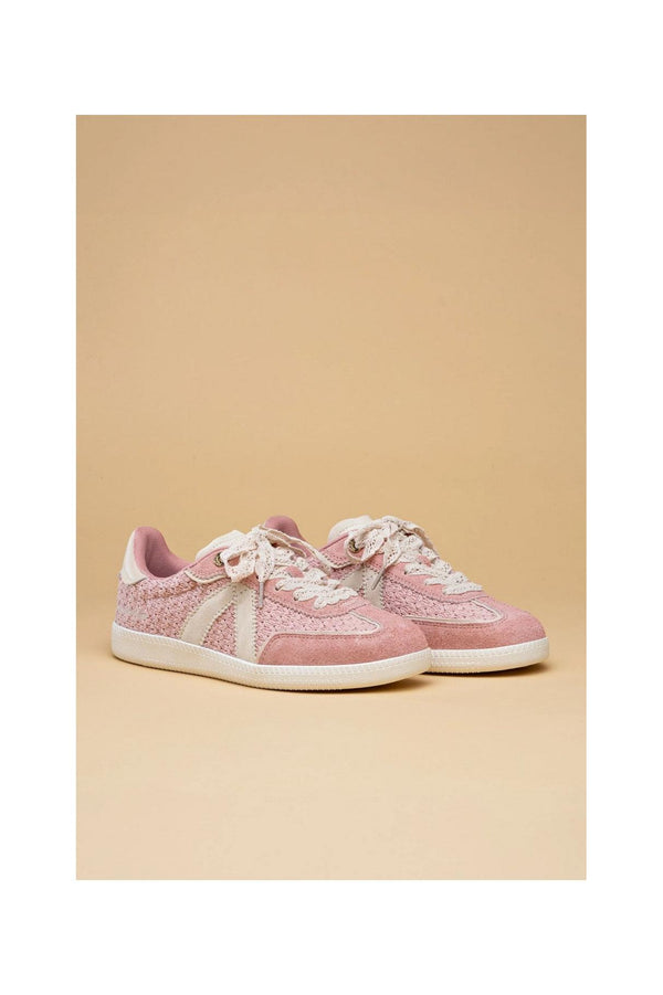 Elite Classic Sneakers - Pink Crochet Vintage