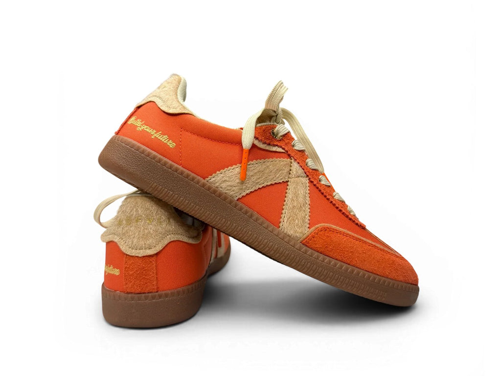 Sneakers Elite Classic - Orange/ Tan Pony Hair