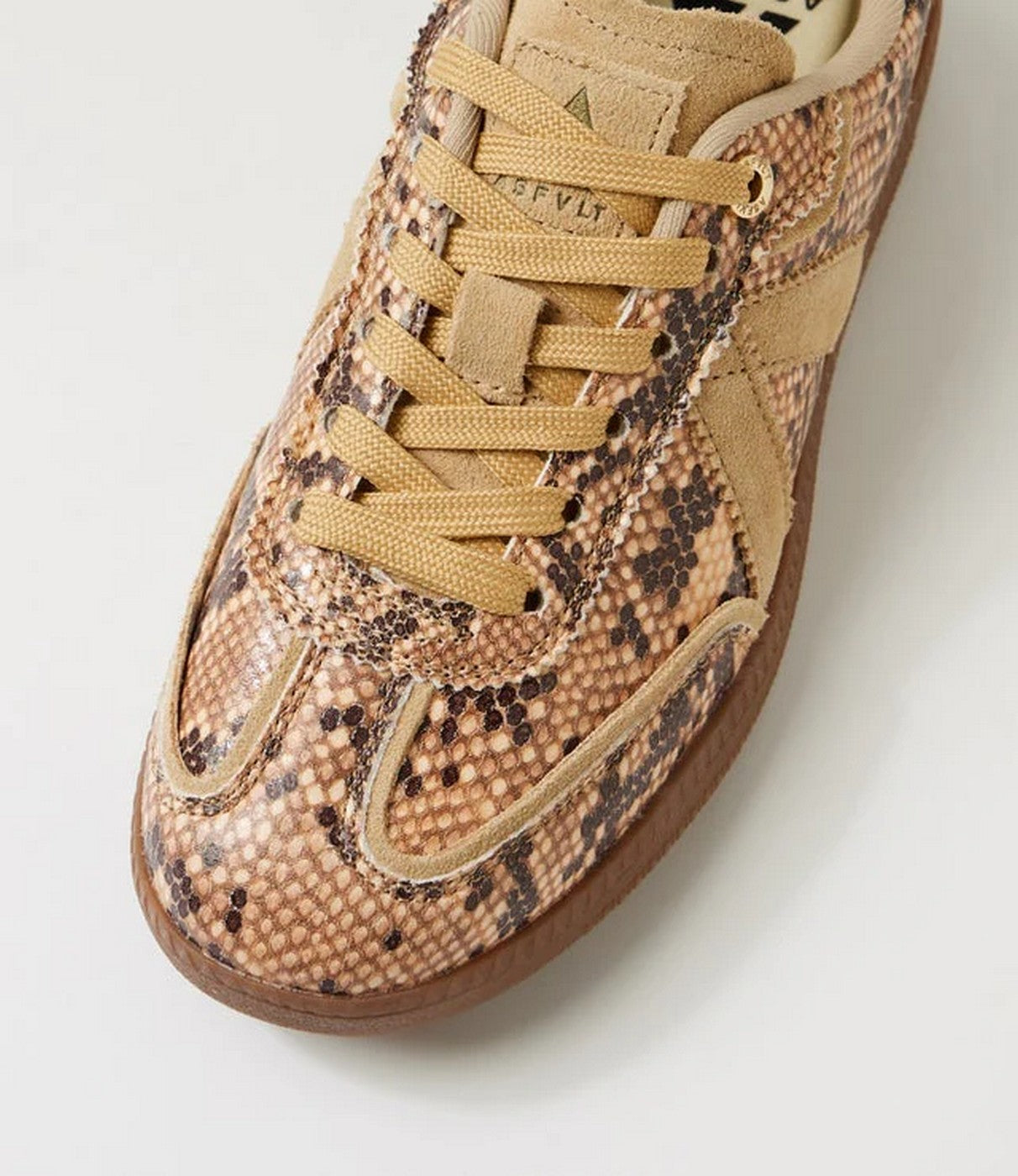 Sneakers Elite Classic - Beige Snake/Blue