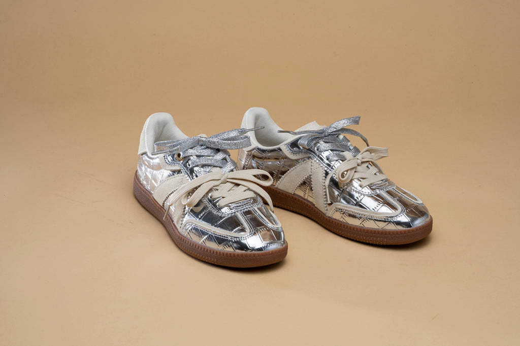 Sneakers Elite Classic - Silver/Croc