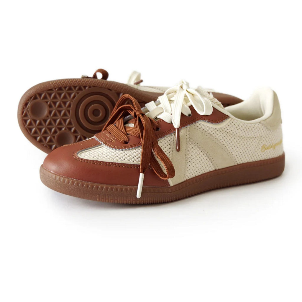 Sneakers Elite Classic - Tan/Chocolate