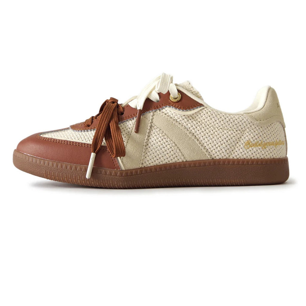 Sneakers Elite Classic - Tan/Chocolate