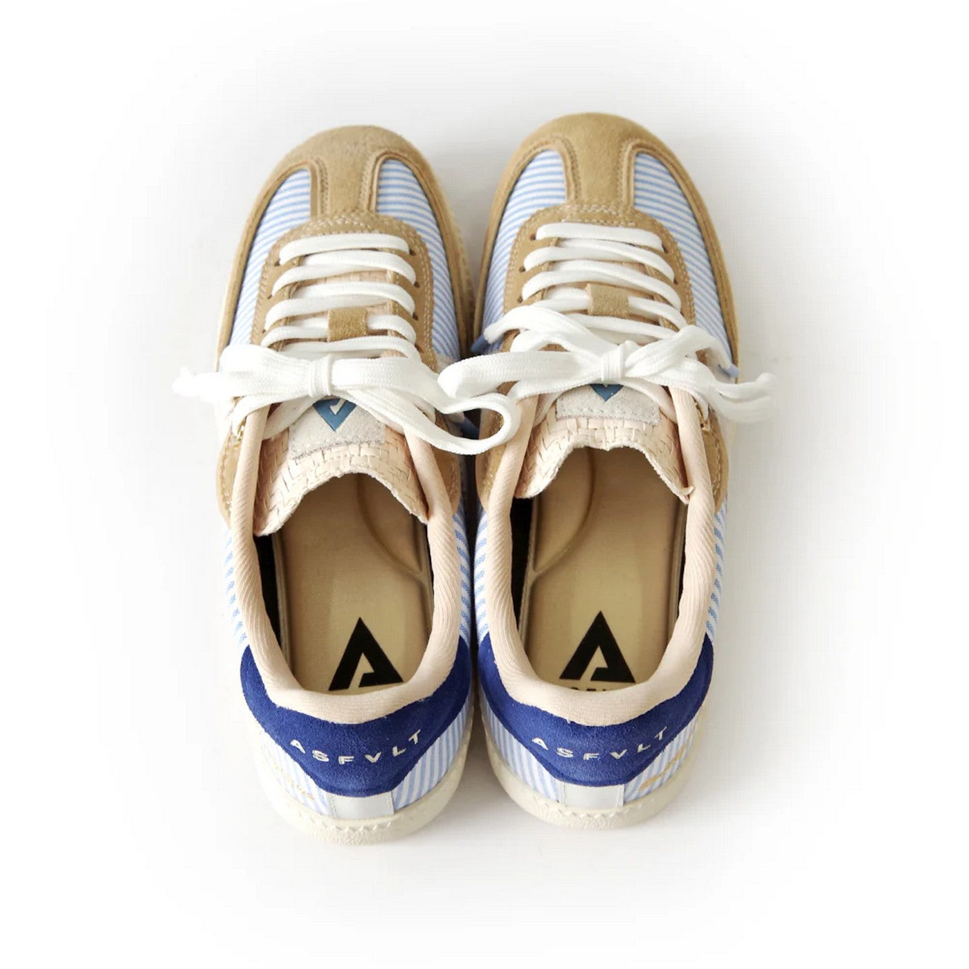 Sneakers Elite Classic - Blue Stripe /Sand