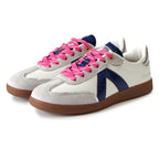 Sneakers Elite Classic - White/ Navy Croc/Silver