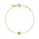 Bracelet Doré Eleven Emerald