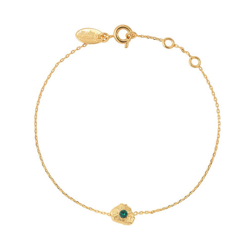 Bracelet Doré Eleven Emerald