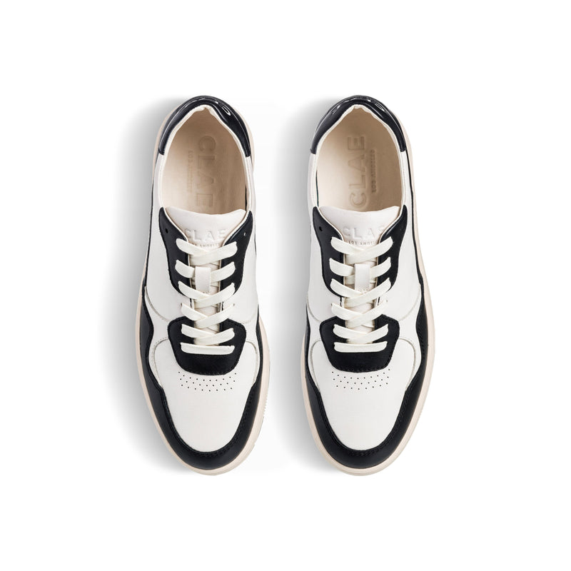 Basket Elford - Black Leather Off-White