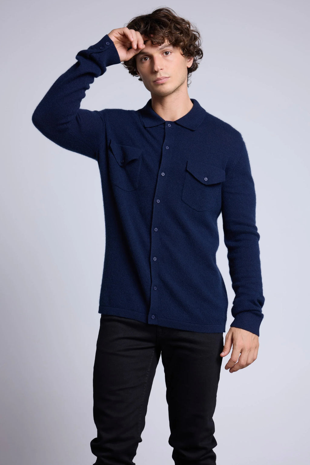 Eli Shirt - Navy Blue - Men