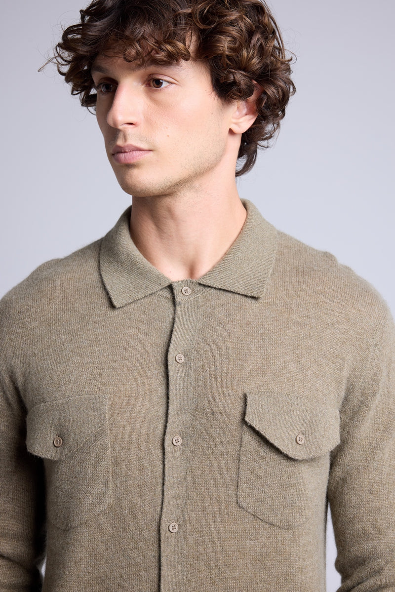Chemise Eli - Vert Khaki - Homme