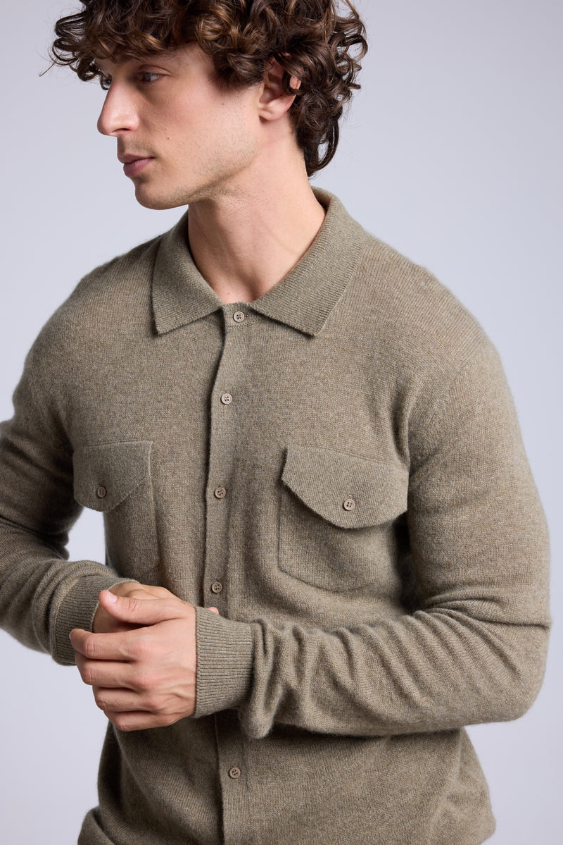 Chemise Eli - Vert Khaki - Homme