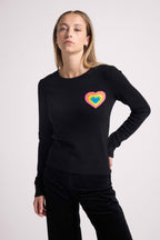 Jersey Cuello Redondo Eline - Negro