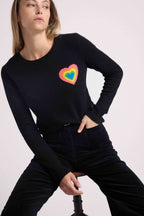 Jersey Cuello Redondo Eline - Negro