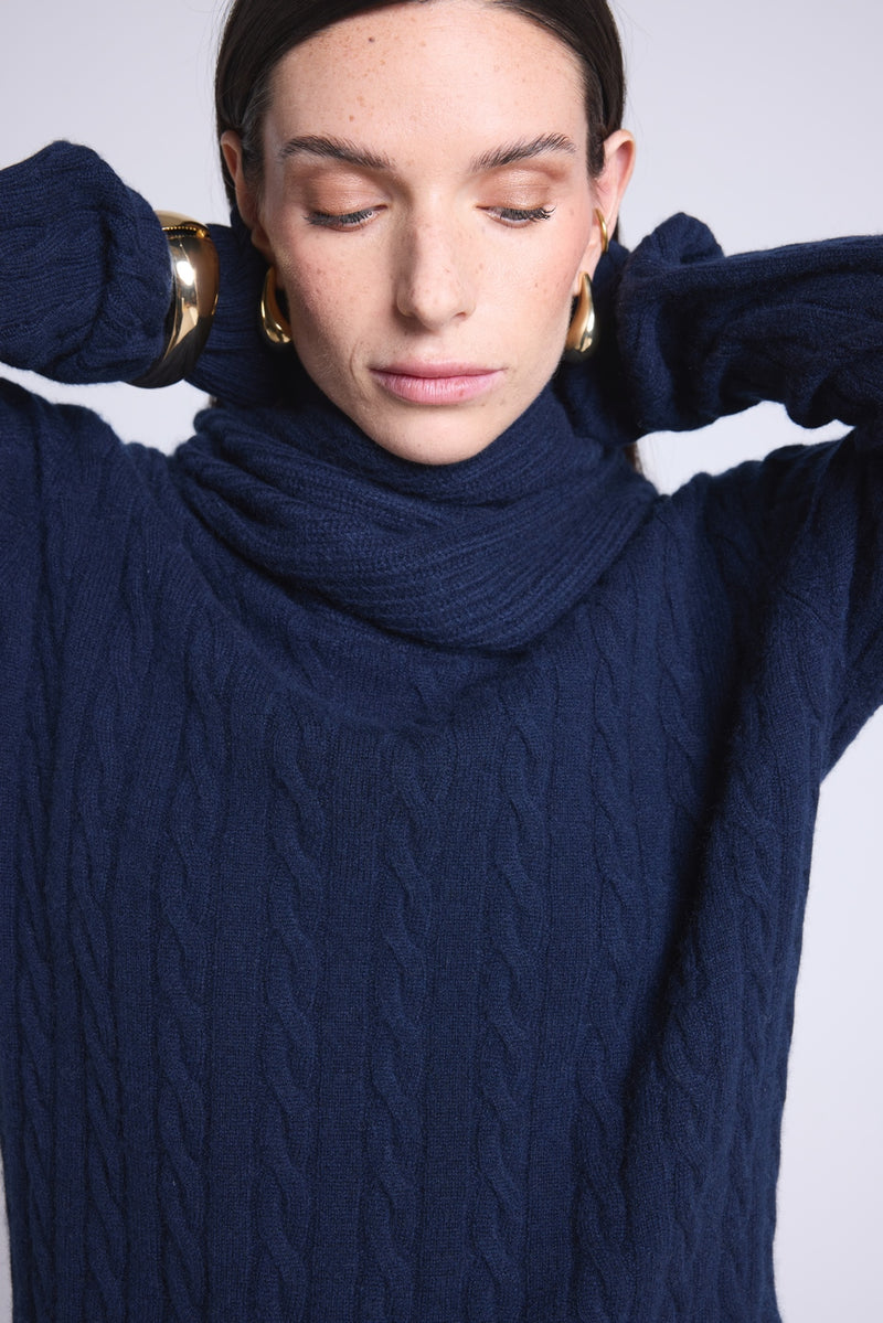 Tour De Cou Elio - Bleu Marine - Mixte