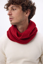 Schlauchschal Elio - Rot - Unisex - 100 % Kaschmir