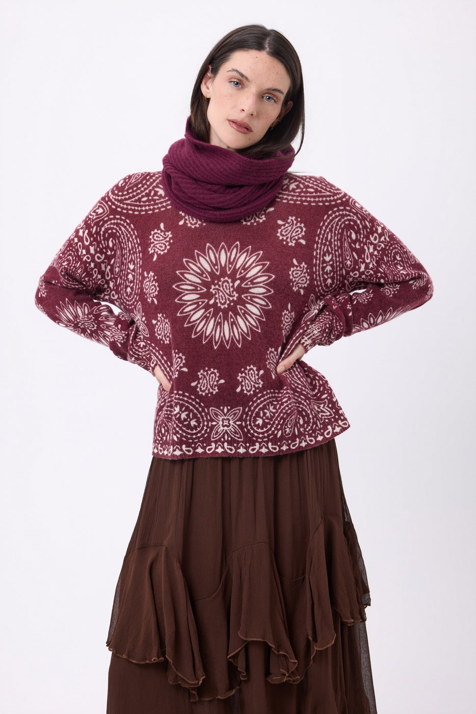 Elio Neck Warmer - Wine Lees - Unisex