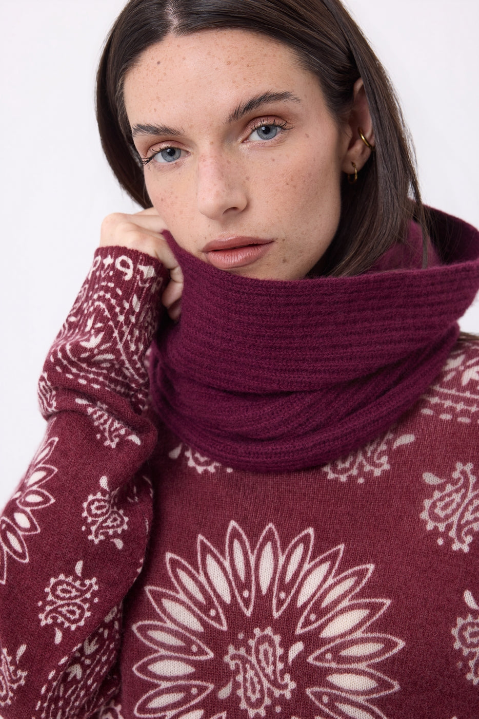 Elio Neck Warmer - Wine Lees - Unisex