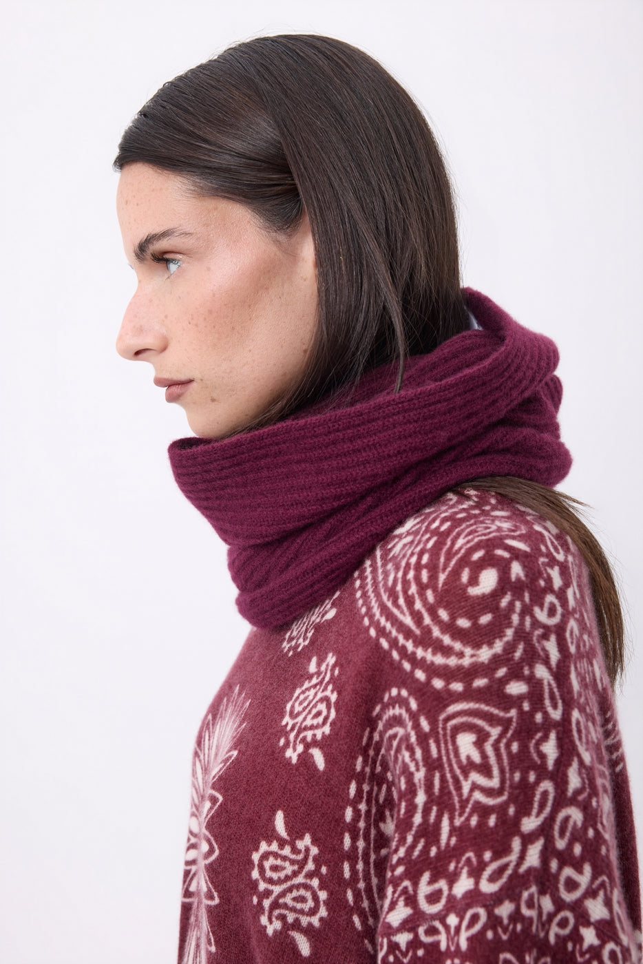 Elio Neck Warmer - Wine Lees - Unisex