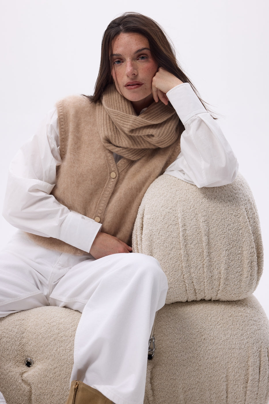 Tour De Cou Elio - Beige Creme - Mixte