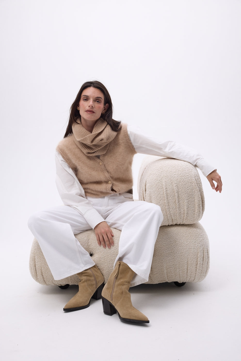 Tour De Cou Elio - Beige Creme - Mixte