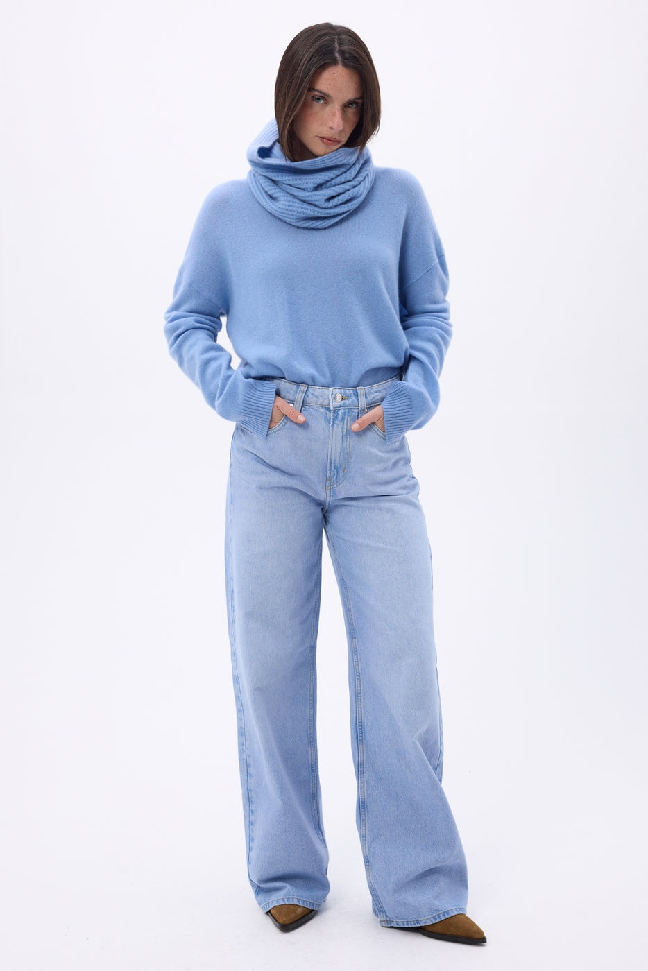 Cuello alto Elio - Azul claro - Unisex