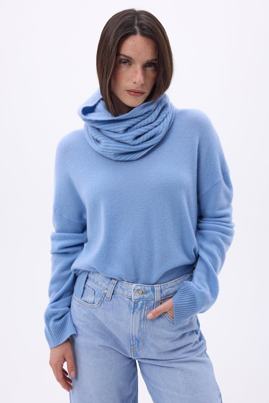 Cuello alto Elio - Azul claro - Unisex
