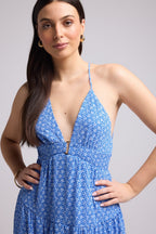 Long Dress - Elisa - Blue