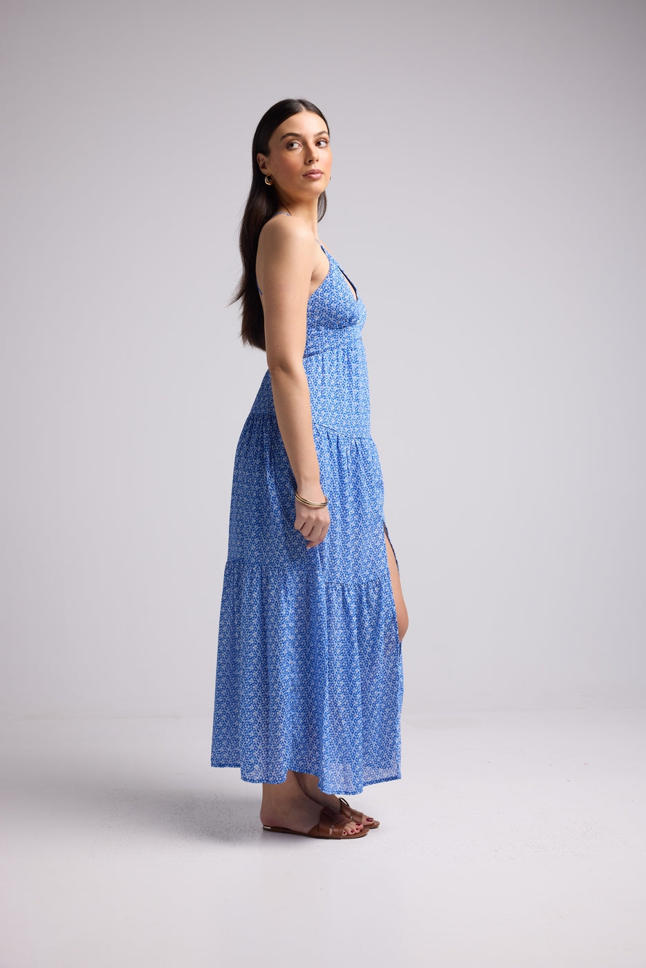 Robe Longue - Elisa - Bleu