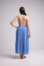 Robe Longue - Elisa - Bleu