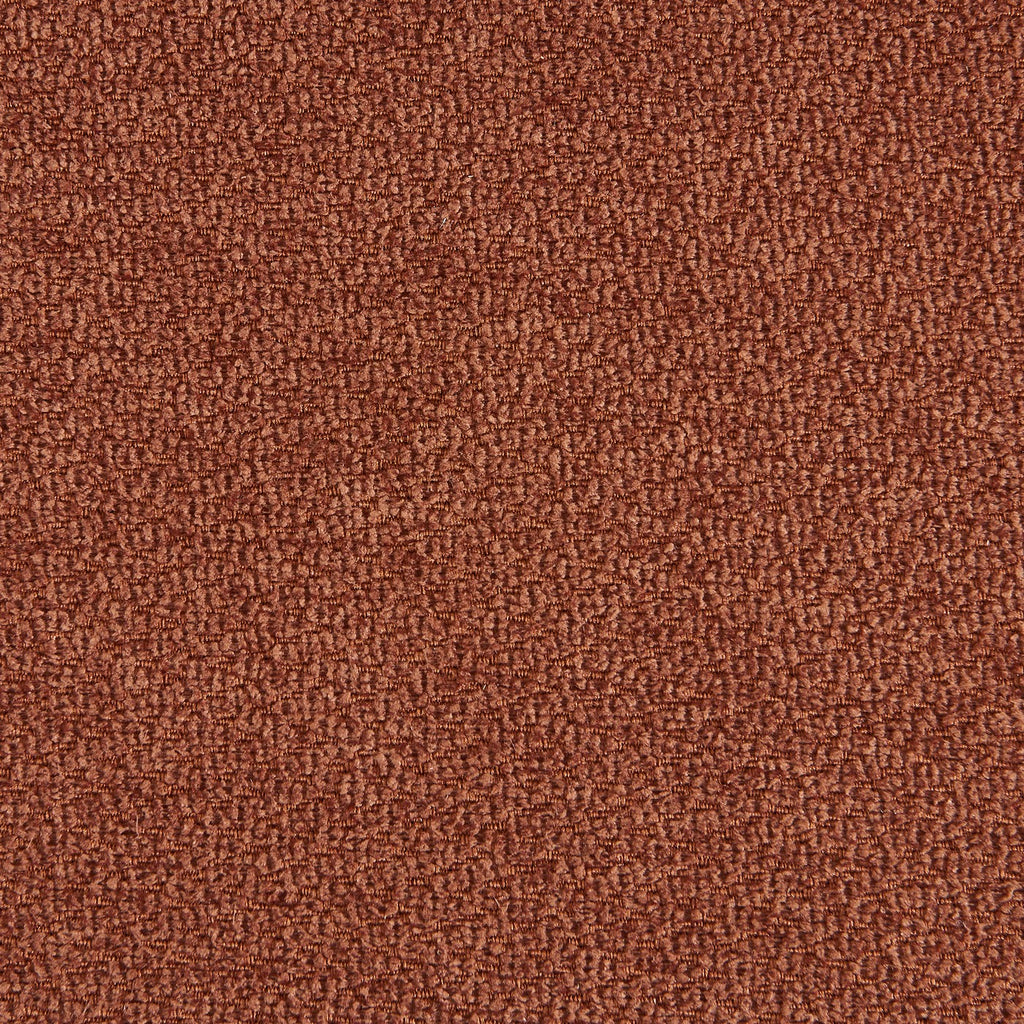 Elisabeth - Set di 2 sedie - Tessuto e gambe effetto noce - Terracotta