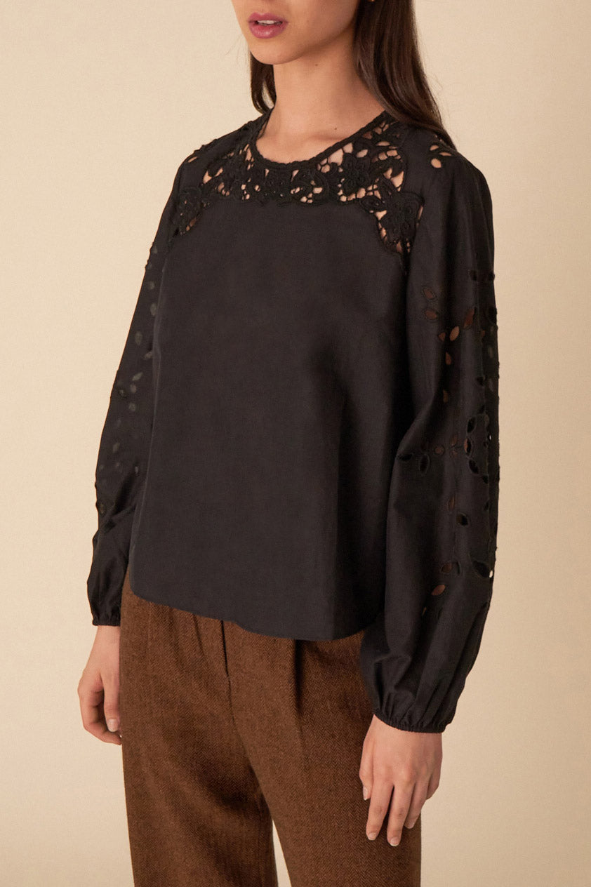 Blusa Elisa - Negro