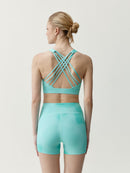 Short Elizabeth - Miami Green/Darling Blue - Femme